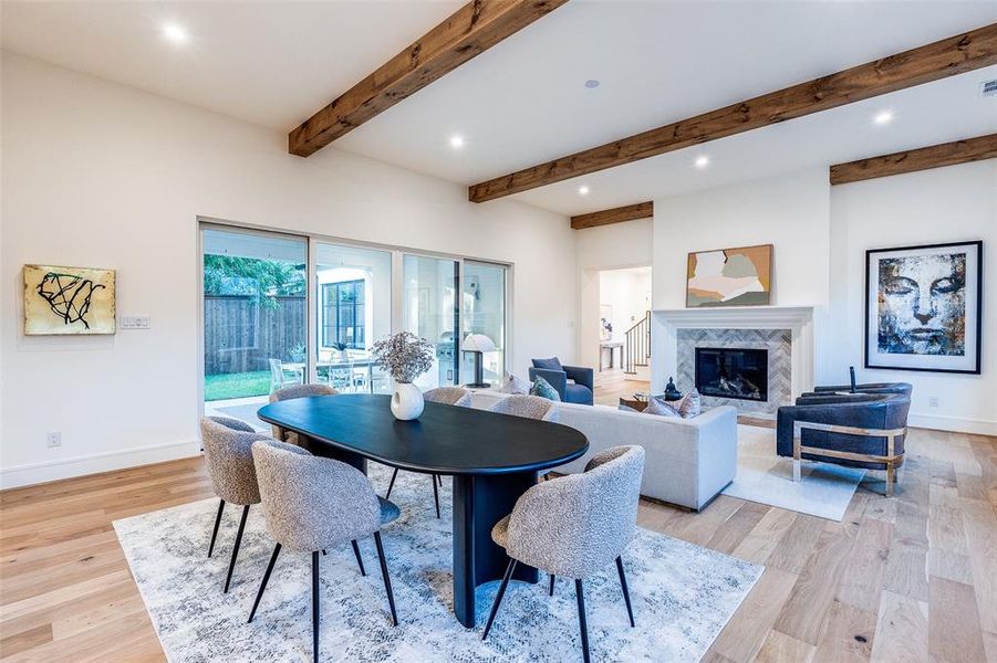 Furnished interior view inside a new home in , Dallas (Image 4). Furnished interior view inside a new home in , Dallas (Image 4).