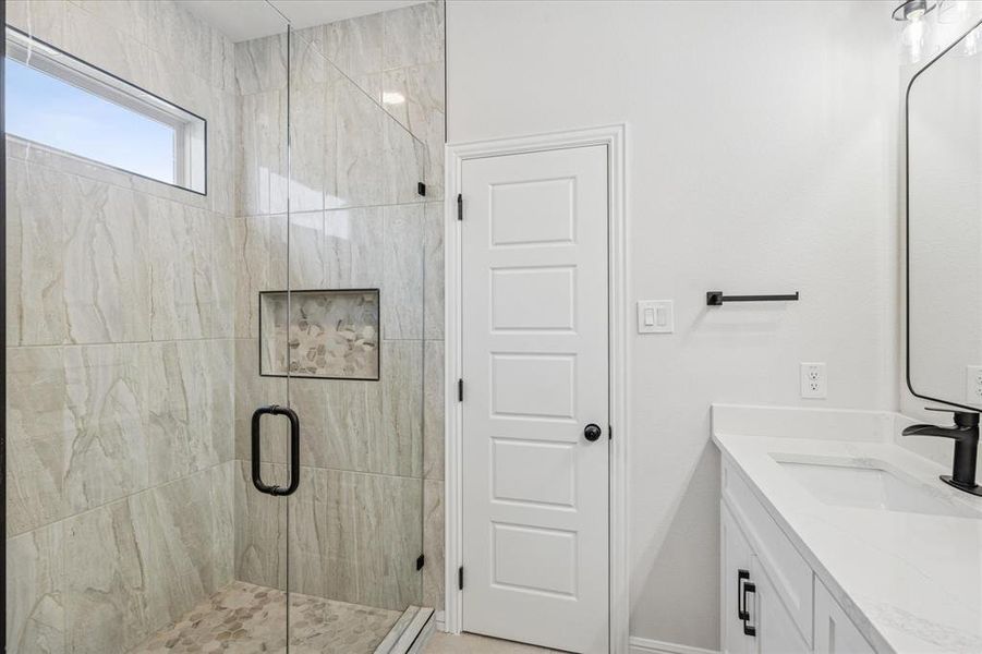 Furnished interior view inside a new home in , Granbury (Image 10).