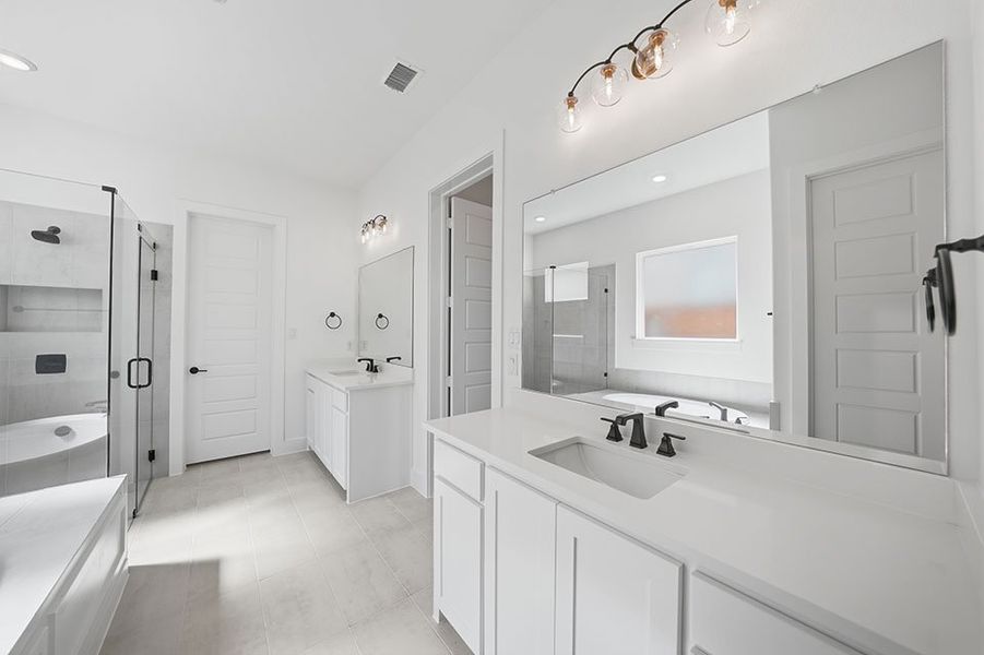 Furnished interior view inside a new home in Hillside Village, Celina (Image 10).