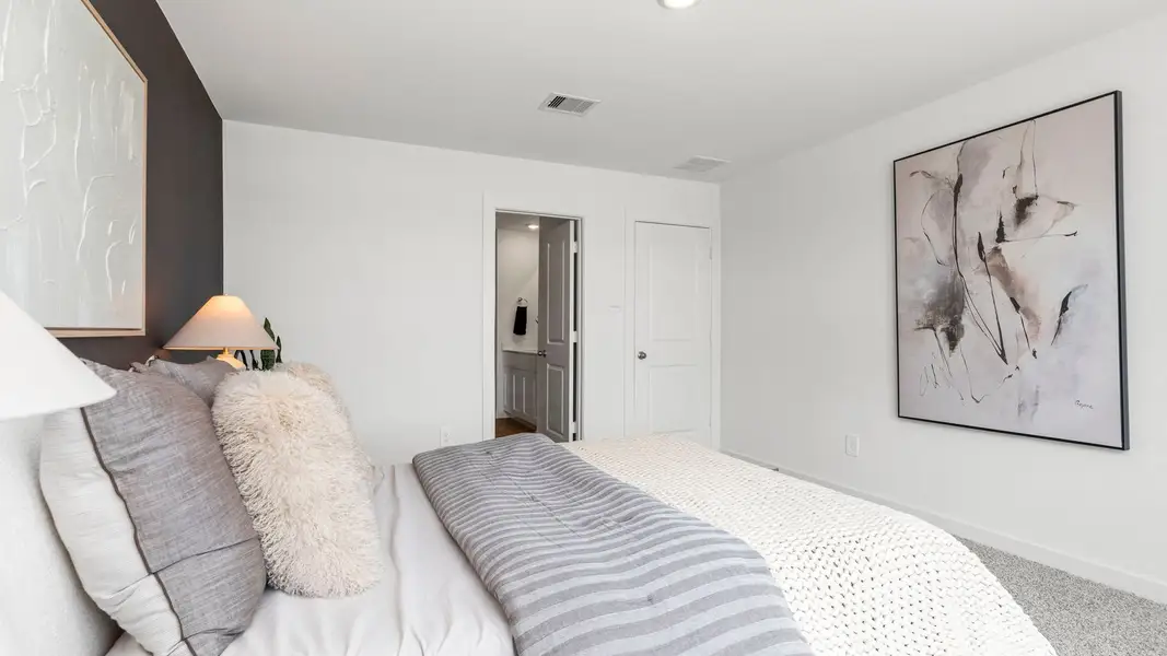 Furnished interior view inside a new home in Villarosa at Tamarron, Katy (Image 17).