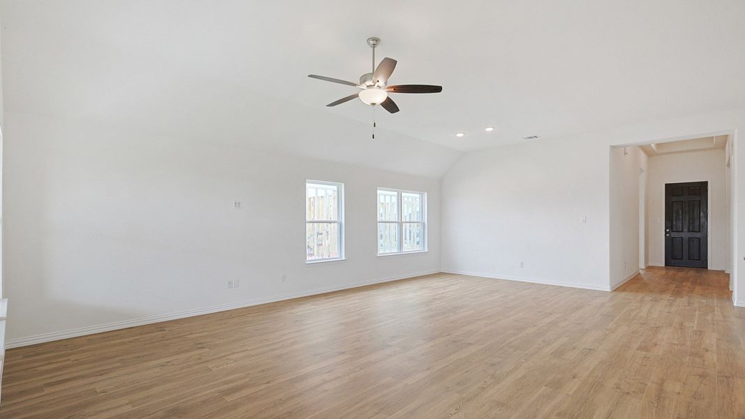 Furnished interior view inside a new home in Southern Pointe, College Station (Image 6).