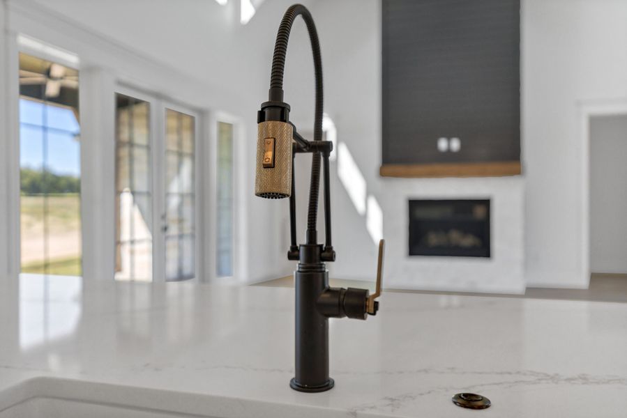 Close-up of interior finishes inside a home in Oak Water Ranch, Granbury (Image 18).