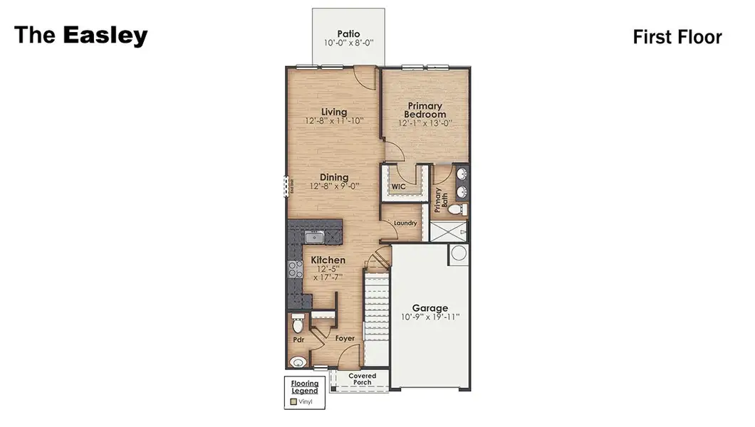 2D floor plan layout of this home in The Landing at Sidbury Station, Castle Hayne, NC (Image 2). 2D floor plan layout of this home in The Landing at Sidbury Station, Castle Hayne, NC (Image 2).