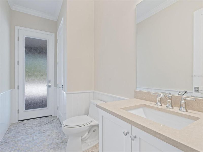 Furnished interior view inside a new home in , Sarasota (Image 10).