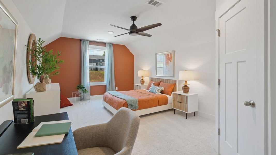Furnished interior view inside a new home in Iris Meadows, Moore (Image 10).