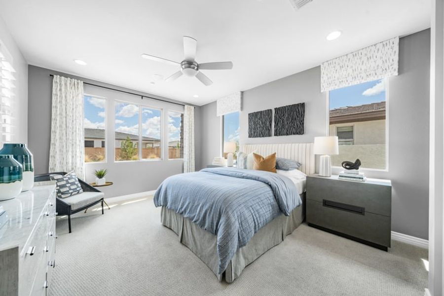 Furnished interior view inside a new home in Meridian, San Tan Valley (Image 12).