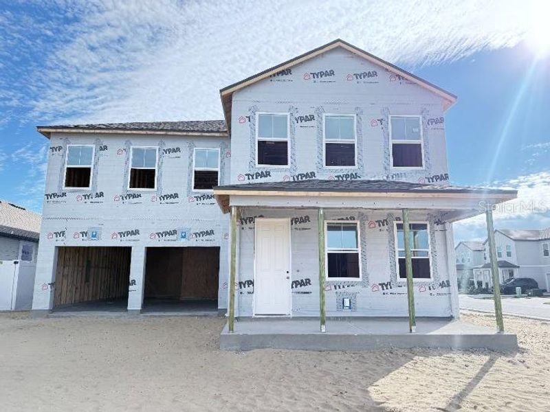 In-progress construction of a new home in Trailside, Mount Dora, FL (Image 4).