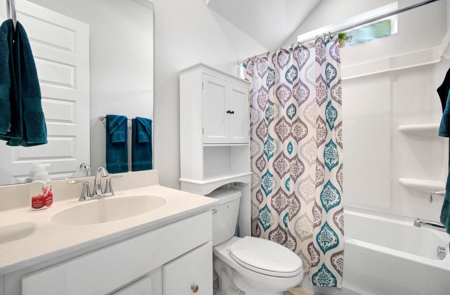 Furnished interior view inside a new home in Limehouse Village: Row Collection, Summerville (Image 32).