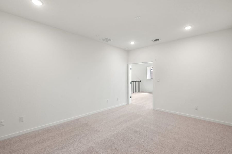 Spacious, unfurnished interior of a new home in Park Collection at Lariat, Liberty Hill (Image 36). Spacious, unfurnished interior of a new home in Park Collection at Lariat, Liberty Hill (Image 36).