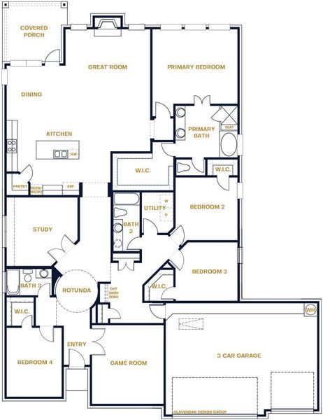 Frisco II Floor Plan Layout in The Colony, Bastrop | Sitterle Homes Frisco II Floor Plan Layout in The Colony, Bastrop | Sitterle Homes