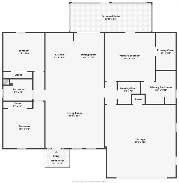 2D floor plan layout of this home in , Vero Beach, FL (Image 5).