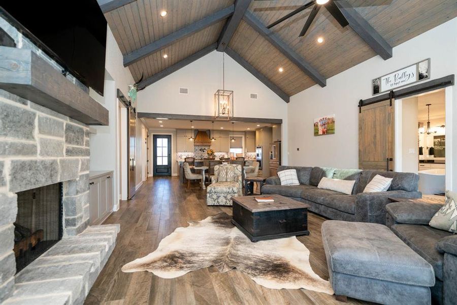 Furnished interior view inside a new home in , Troup (Image 9). Furnished interior view inside a new home in , Troup (Image 9).