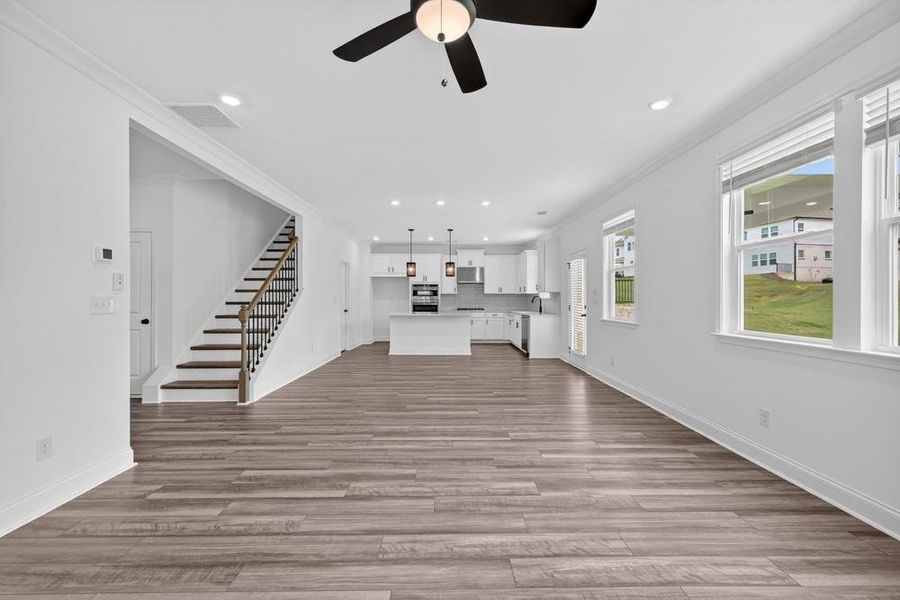 Spacious, unfurnished interior of a new home in Auburn Glen, Dacula (Image 28). Spacious, unfurnished interior of a new home in Auburn Glen, Dacula (Image 28).