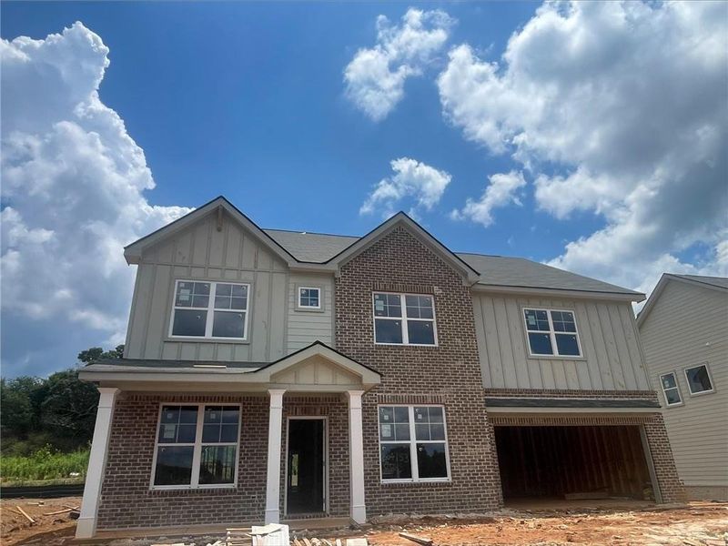 In-progress construction of a new home in Etowah Landing, Ball Ground, GA (Image 10).