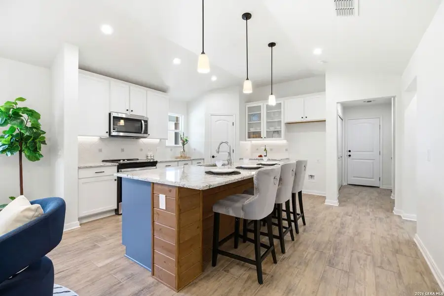 Furnished interior view inside a new home in , Fischer (Image 7).
