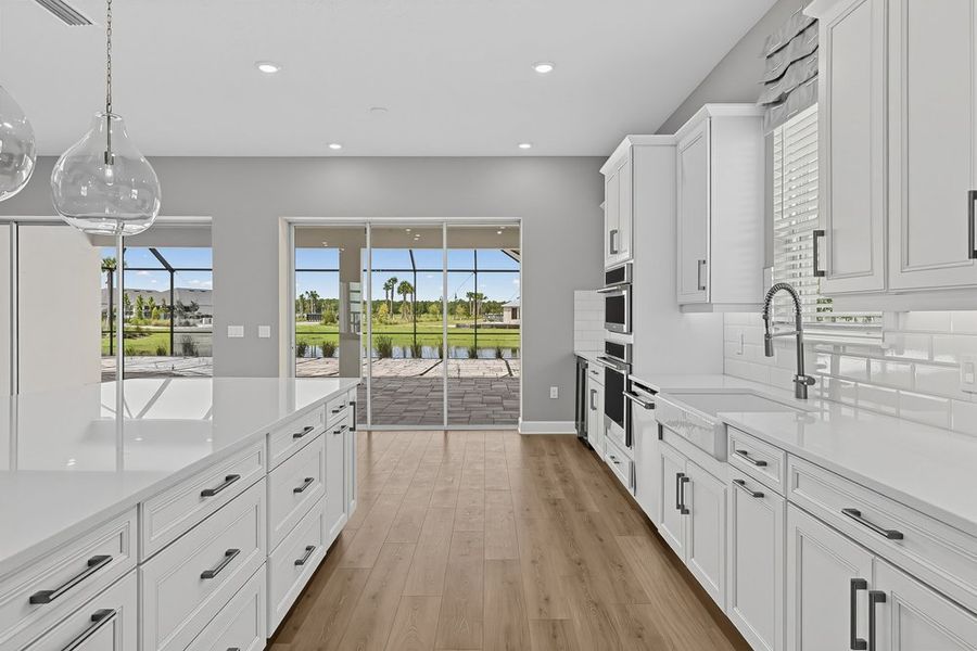 Furnished interior view inside a new home in Westview Community Group Page, Kissimmee (Image 12).