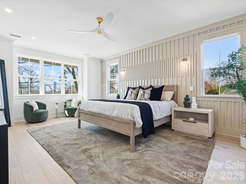 Furnished interior view inside a new home in , Charlotte (Image 8).