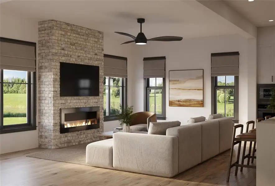 Furnished interior view inside a new home in , Orlando (Image 5). Furnished interior view inside a new home in , Orlando (Image 5).