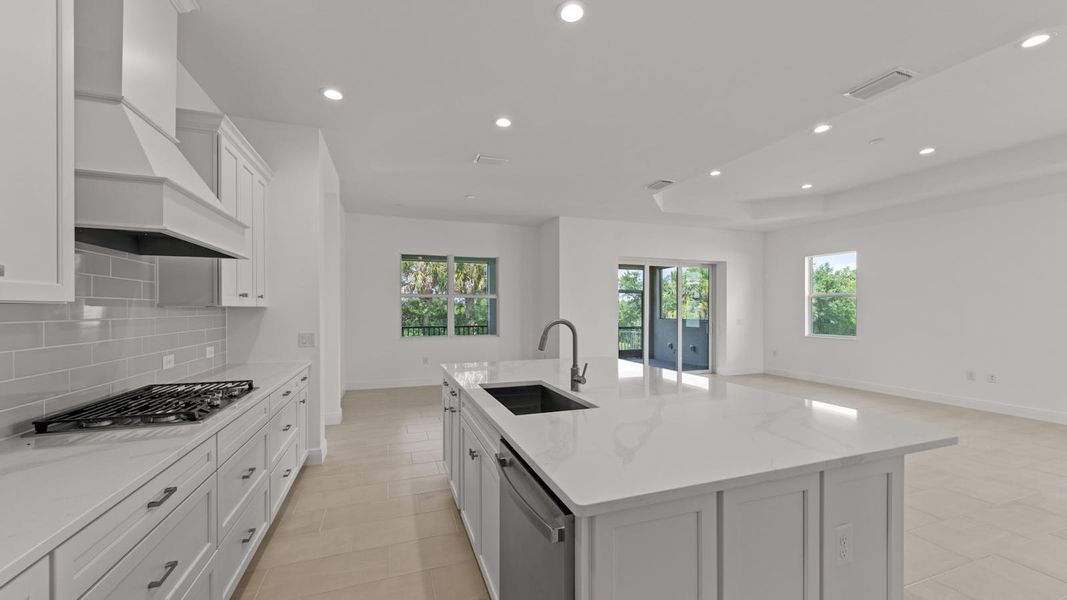 Furnished interior view inside a new home in Verandah Real Estate and Homes for Sale in Fort Myers, FL - Neal Communities, Fort Myers (Image 6).