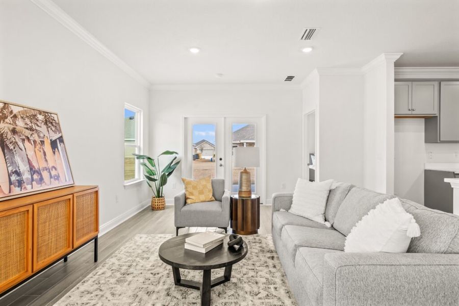 Furnished interior view inside a new home in Natureview, Freeport (Image 27).