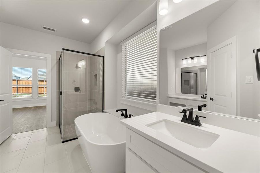 Furnished interior view inside a new home in Las Lomas, Forney (Image 6). Furnished interior view inside a new home in Las Lomas, Forney (Image 6).