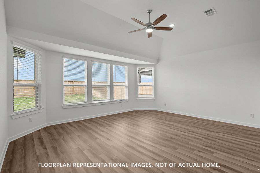 Spacious, unfurnished interior of a new home in The Oaks on 6th Street, Magnolia (Image 16).