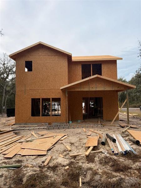 In-progress construction of a new home in , Interlachen, FL (Image 12).