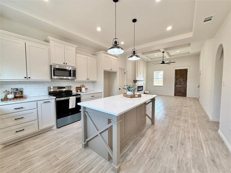 Furnished interior view inside a new home in , Granbury (Image 6). Furnished interior view inside a new home in , Granbury (Image 6).