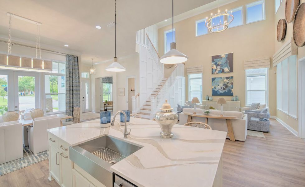 Furnished interior view inside a new home in Oakmont, Gainesville (Image 6). Furnished interior view inside a new home in Oakmont, Gainesville (Image 6).