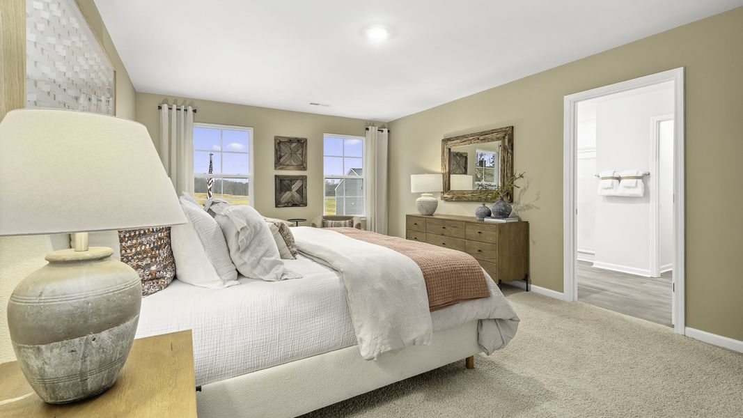 Furnished interior view inside a new home in Brookhaven, Greensboro (Image 25).