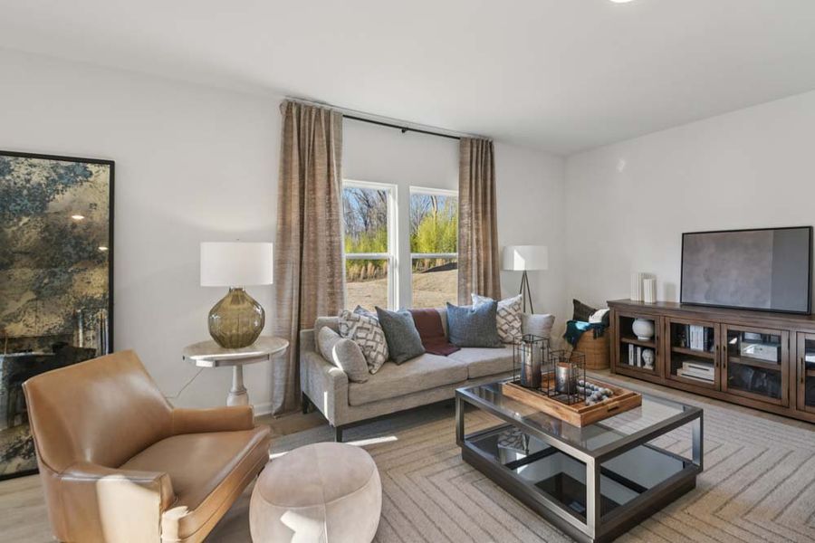 Representative furnished interior of a home built from the Astrid by Ashton Woods in Langston Reserve, Cartersville (Image 11).