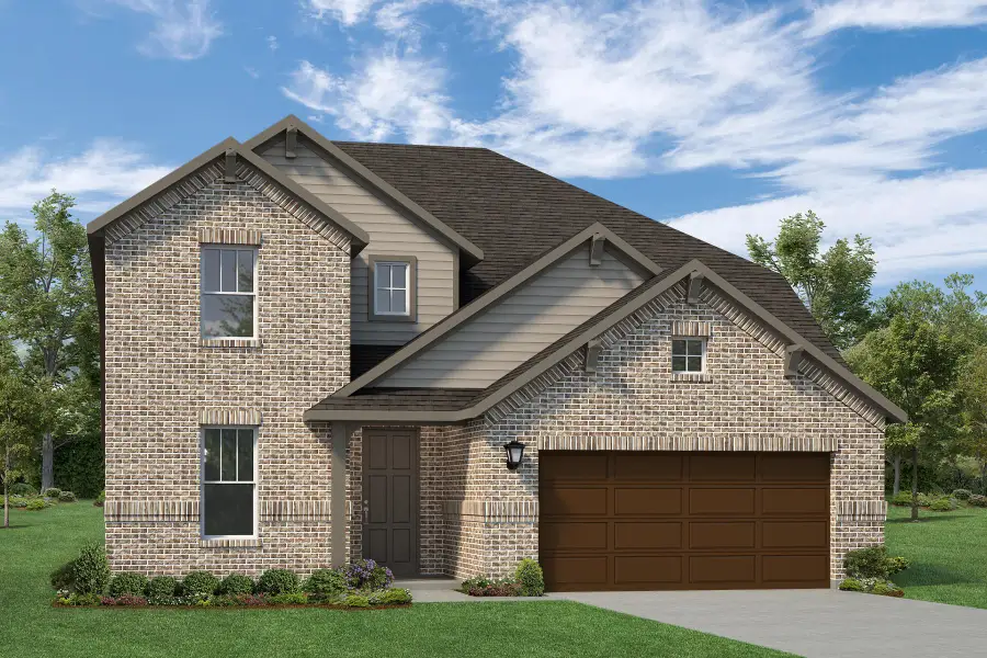 Representative exterior photo of a completed home built from the Freedom by Rockwell Homes in Creekside, Royse City, TX (Image 28). Representative exterior photo of a completed home built from the Freedom by Rockwell Homes in Creekside, Royse City, TX (Image 28).