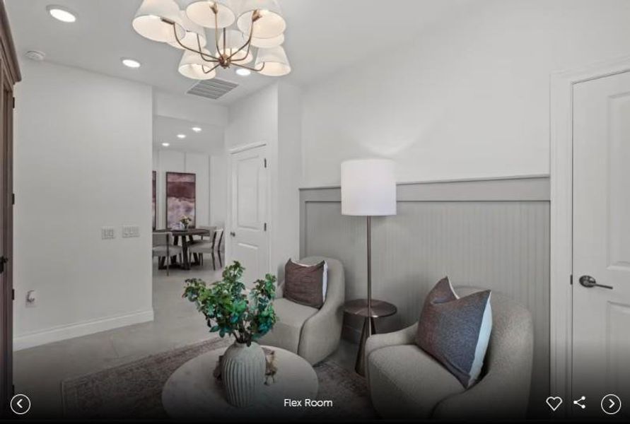 Interior photos- Photo of Del Webb model home with same floor plan, not of actual home listed.