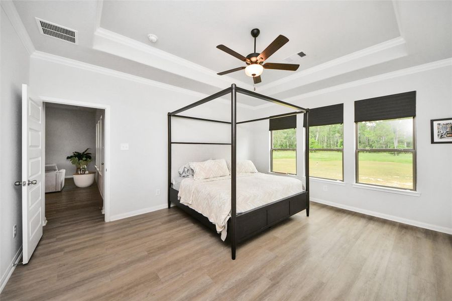 Furnished interior view inside a new home in Barton Place, Cleveland (Image 28).