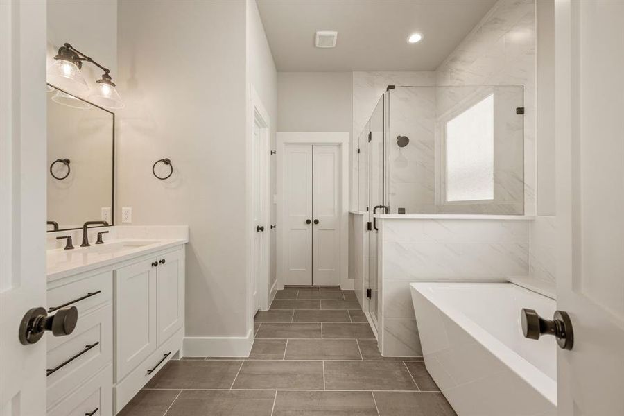 Furnished interior view inside a new home in , Justin (Image 9).