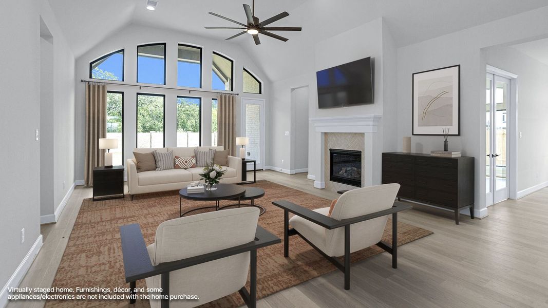 Furnished interior view inside a new home in Briarley, Montgomery (Image 5). Furnished interior view inside a new home in Briarley, Montgomery (Image 5).