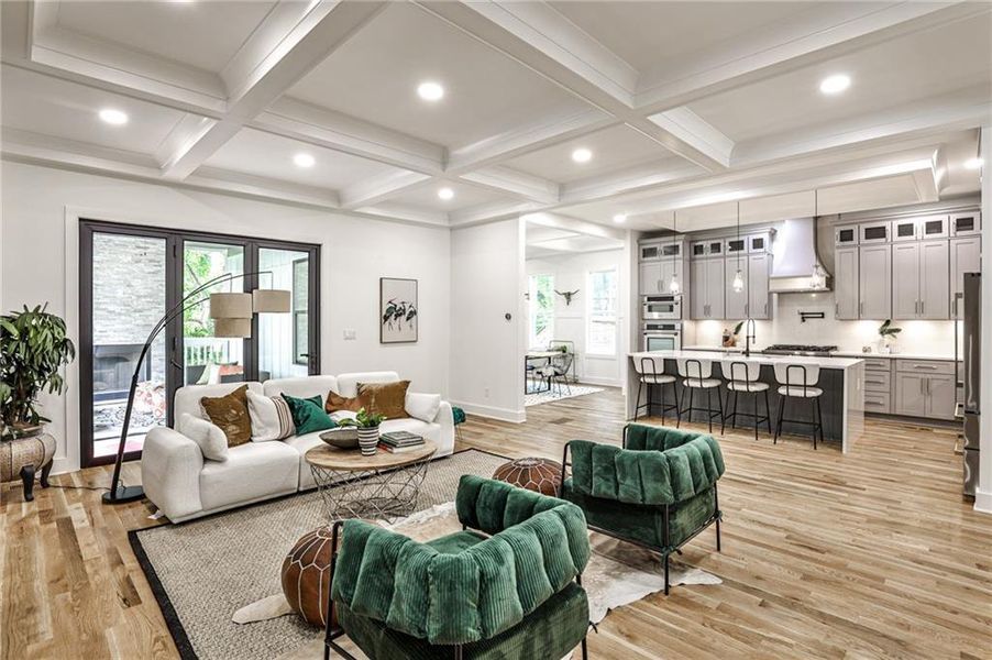 Furnished interior view inside a new home in , Decatur (Image 8).