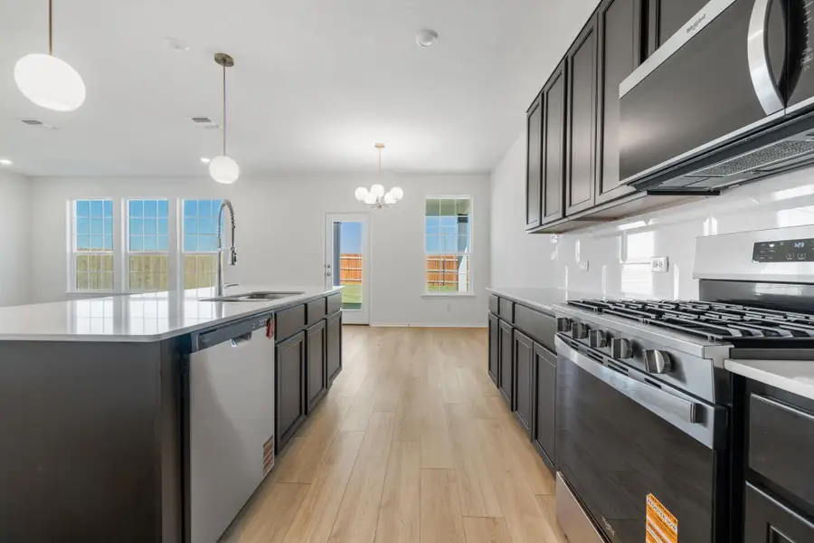 Furnished interior view inside a new home in Salerno - Heritage Collection, Round Rock (Image 12). Furnished interior view inside a new home in Salerno - Heritage Collection, Round Rock (Image 12).