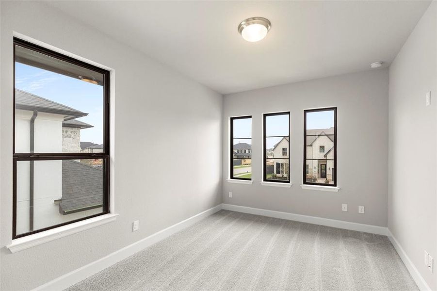 Wonderful View of the Outside with Tons of Natural Lighting in this Fourth Bedroom Upstairs