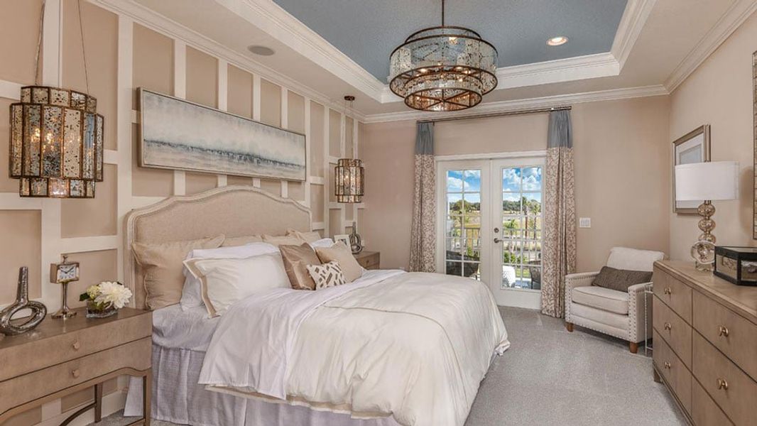 Furnished interior view inside a new home in Hammock at Two Rivers, Zephyrhills (Image 9).