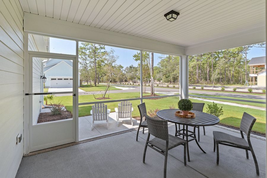 Representative exterior details of a home built from the Grantville by Bill Clark Homes in The Sanctuary at Sunset Beach, Sunset Beach (Image 3).