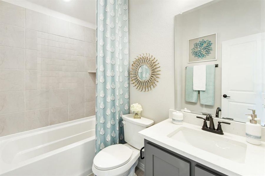 Furnished interior view inside a new home in Trees Farm, DeSoto (Image 13).