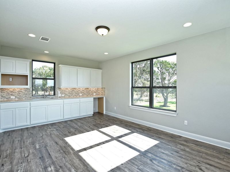 Representative unfurnished interior of a home built from the Casita by Giddens Homes in Whispering Wind, Bertram (Image 21).