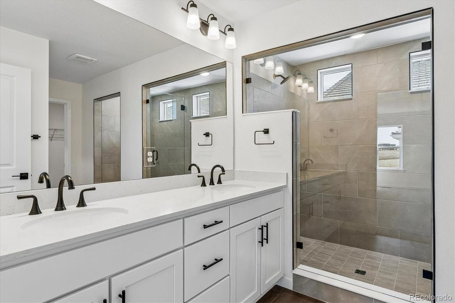 Furnished interior view inside a new home in The Summit at Meridian, Englewood (Image 9). Furnished interior view inside a new home in The Summit at Meridian, Englewood (Image 9).