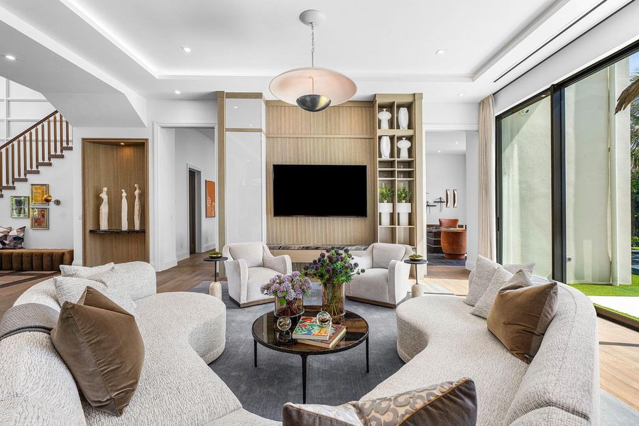 Furnished interior view inside a new home in , Boca Raton (Image 60).