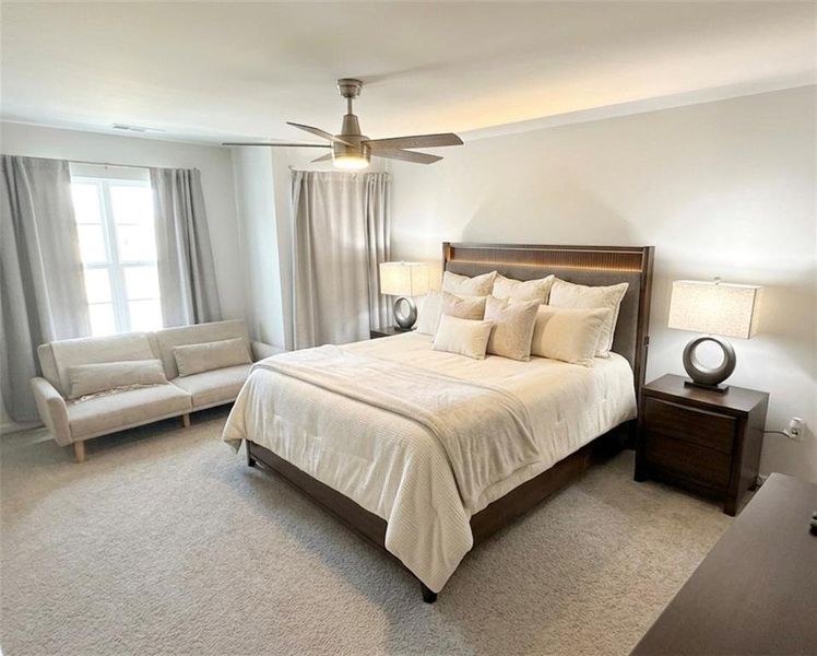 Furnished interior view inside a new home in , Buford (Image 10). Furnished interior view inside a new home in , Buford (Image 10).