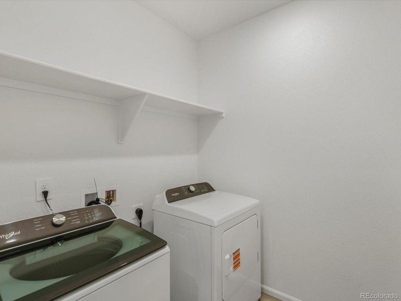 Furnished interior view inside a new home in Buffalo Highlands: The Flora Collection, Commerce City (Image 4).