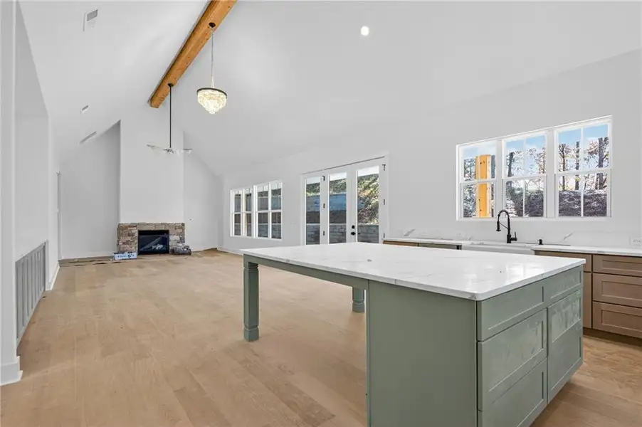 Furnished interior view inside a new home in , Cumming (Image 3).