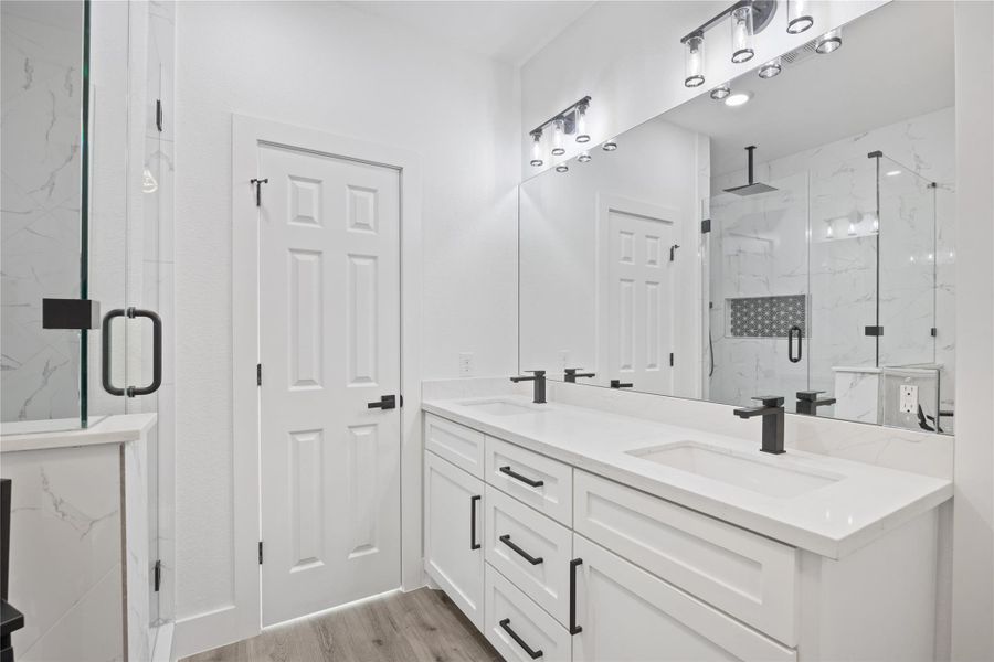 Furnished interior view inside a new home in , Houston (Image 13).