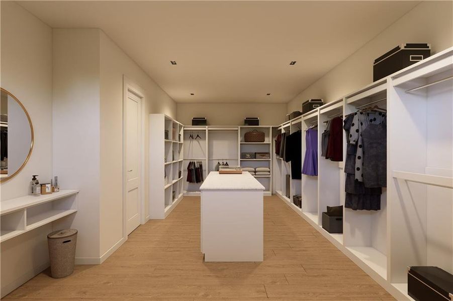 Furnished interior view inside a new home in , Suwanee (Image 8).